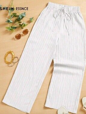 3 For $15🎊 White Wide Leg Drawstring Pants